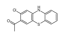 1-(2-chloro-10H-phenothiazin-3-yl)ethanone结构式