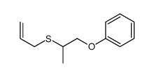 2-prop-2-enylsulfanylpropoxybenzene结构式