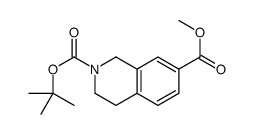 1,2,3,4-四氢异喹啉2,7-二羧酸-7-甲基-2-叔丁基酯图片