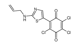 2-(2-Allylamino-thiazol-5-yl)-3,5,6-trichloro-[1,4]benzoquinone Structure