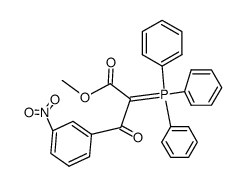 methyl 3-(3-nitrophenyl)-3-oxo-2-triphenylphosphoranylpropanoate Structure