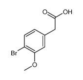 2-(4-Bromo-3-methoxyphenyl)acetic acid structure