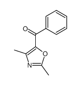 (2,4-dimethyloxazol-5-yl)(phenyl)methanone结构式