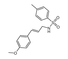 (E)-N-(3-(4-methoxyphenyl)allyl)-4-methylbenzenesulfonamide Structure