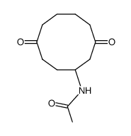 N-(3,8-dioxo-cyclodecyl)-acetamide结构式