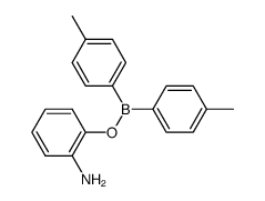 Bis-p-tolyl-borsaeure-o-amino-phenolester结构式