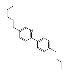 2-(4-butylphenyl)-5-pentylpyridine Structure