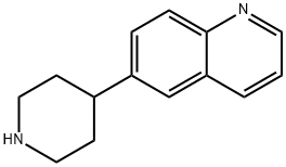 6-(4-哌啶基)喹啉结构式