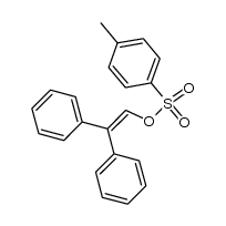 2,2-diphenylvinyl 4-methylbenzenesulfonate结构式
