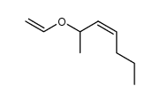 2-vinyloxy-hept-3c-ene结构式