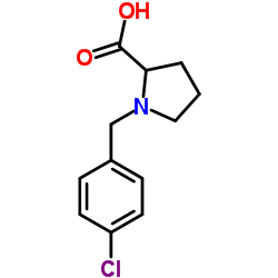 1-(4-CHLORO-BENZYL)-PYRROLIDINE-2-CARBOXYLIC ACID Structure