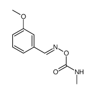 [(Z)-(3-methoxyphenyl)methylideneamino] N-methylcarbamate结构式