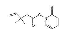 1-[[(2,2-dimethyl-3-butenyl)carbonyl]oxy]-2(1H)-pyridinethione结构式