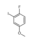 1-fluoro-2-iodo-4-methoxybenzene结构式