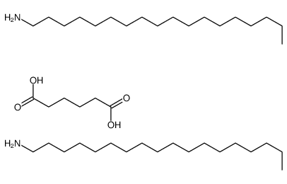 hexanedioic acid,octadecan-1-amine结构式