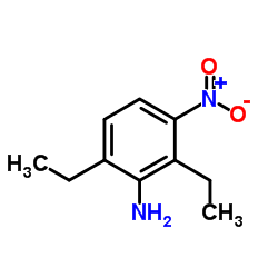 2,6-Diethyl-3-nitroaniline Structure
