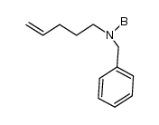 N-benzyl-N-(pent-4-en-1-yl)-l4-boranamine结构式