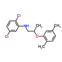 2,5-Dichloro-N-[2-(2,5-dimethylphenoxy)propyl]aniline结构式