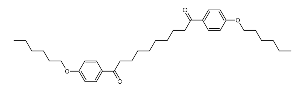 1,10-bis(4-(hexyloxy)phenyl)decane-1,10-dione结构式