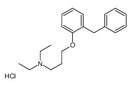 3-(2-benzylphenoxy)-N,N-diethylpropan-1-amine,hydrochloride Structure