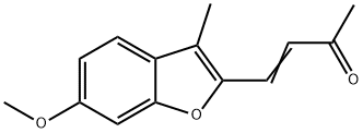 3-Buten-2-one, 4-(6-methoxy-3-methyl-2-benzofuranyl)-结构式