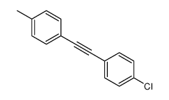 1-chloro-4-[2-(4-methylphenyl)ethynyl]benzene Structure