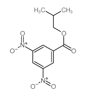 Benzoic acid,3,5-dinitro-, 2-methylpropyl ester结构式