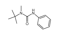 1-tert-butyl-1-methyl-3-phenylurea结构式