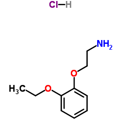 2-(2-Ethoxyphenoxy)ethanamine hydrochloride (1:1)结构式