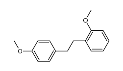 2,4'-(ethane-1,2-diyl)bis(methoxybenzene) Structure
