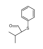 (2S)-3-methyl-2-phenylsulfanylbutanal结构式