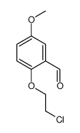 2-(2-chloroethoxy)-5-methoxybenzaldehyde Structure