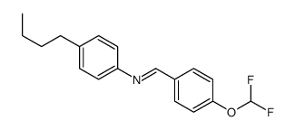 N-(4-butylphenyl)-1-[4-(difluoromethoxy)phenyl]methanimine Structure