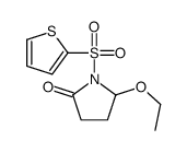 5-ethoxy-1-thiophen-2-ylsulfonylpyrrolidin-2-one结构式