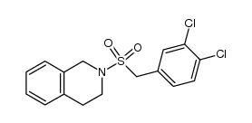 N-(3,4-dichlorobenzyl-sulfonyl)-1,2,3,4-tetrahydroisoquinoline Structure