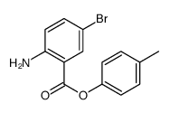 (4-methylphenyl) 2-amino-5-bromobenzoate结构式