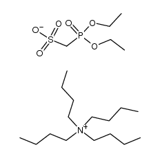 tetrabutylammonium diethylphosphorylmethanesulphonate结构式