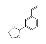 2-(3-ethenylphenyl)-1,3-dioxolane Structure