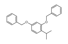 2,4-bis(benzyloxy)cumene结构式