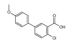 2-chloro-5-(4-methoxyphenyl)benzoic acid Structure