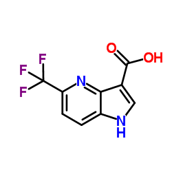 5-(Trifluoromethyl)-4-azaindole-3-carboxylic acid Structure