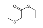 1-ethylsulfanyl-2-methylsulfanyl-ethanone Structure