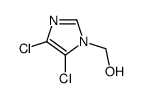 4,5-二氯-1-羟基甲基咪唑结构式