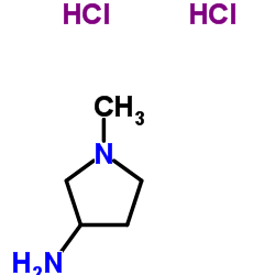 1-Methyl-3-pyrrolidinamine dihydrochloride structure