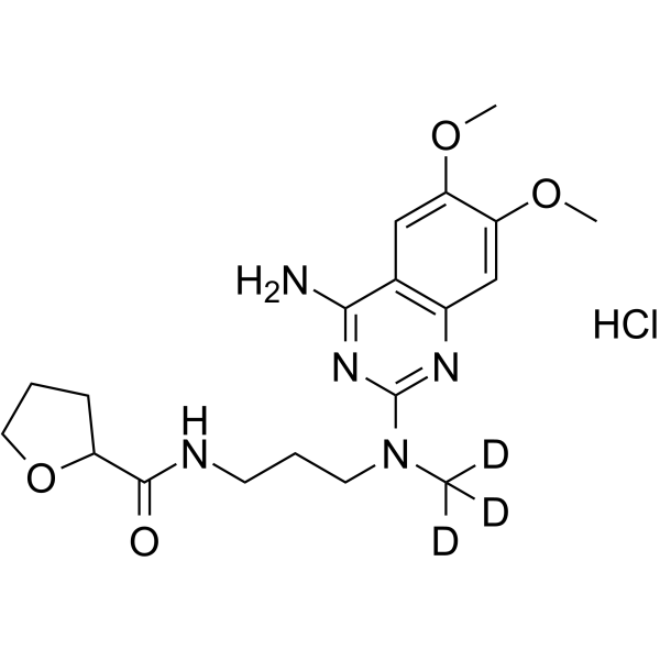 Alfuzosin-d3 hydrochloride Structure