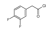 3,4-二氟苯乙酰氯结构式