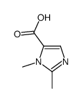 1,2-dimethyl-1H-imidazole-5-carboxylicacid结构式