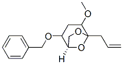 6,8-Dioxabicyclo3.2.1octane, 4-methoxy-2-(phenylmethoxy)-5-(2-propenyl)-, 1R-(exo,exo)-结构式