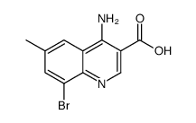 4-amino-8-bromo-6-methylquinoline-3-carboxylic acid picture