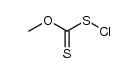 (methoxy(thiocarbonyl))sulfenyl chloride Structure